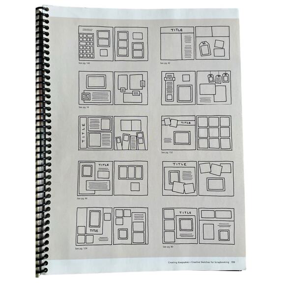 Creative Sketches The Essential Scrapbooking Guide Volume 1 Becky Higgins RARE - Picture 11 of 13